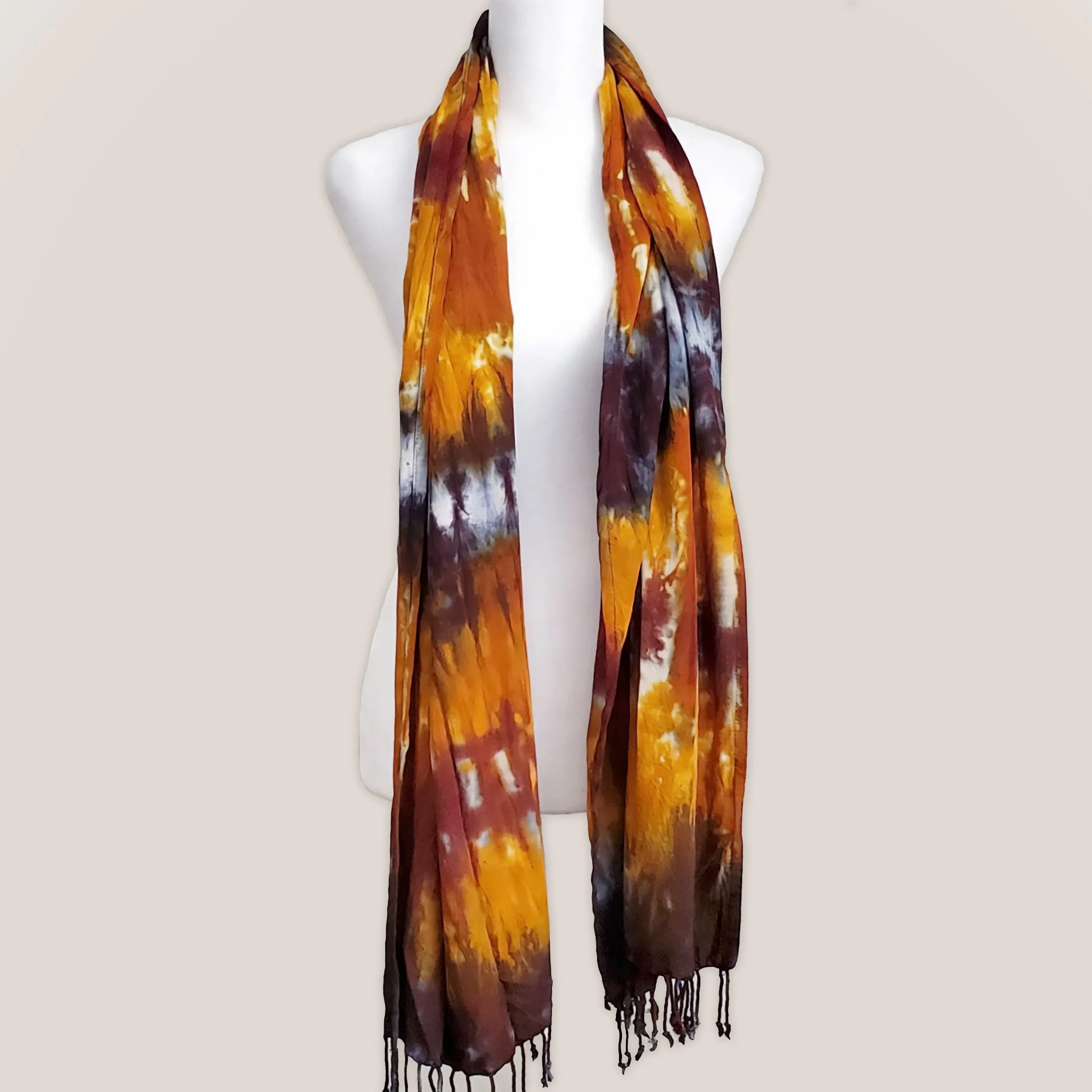 Baltic Amber Tie Dye Scarf