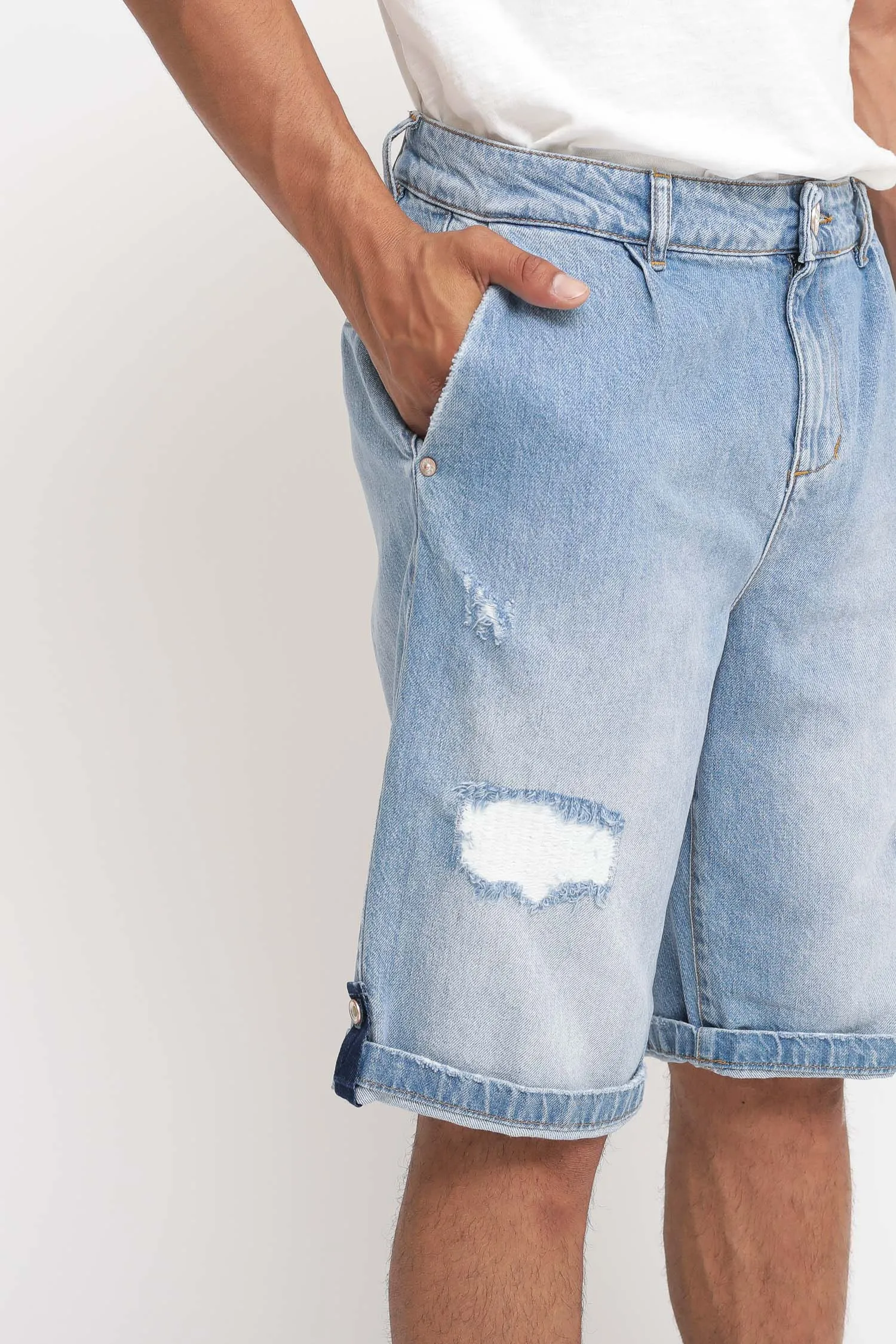 Bermuda Chinos - Denim