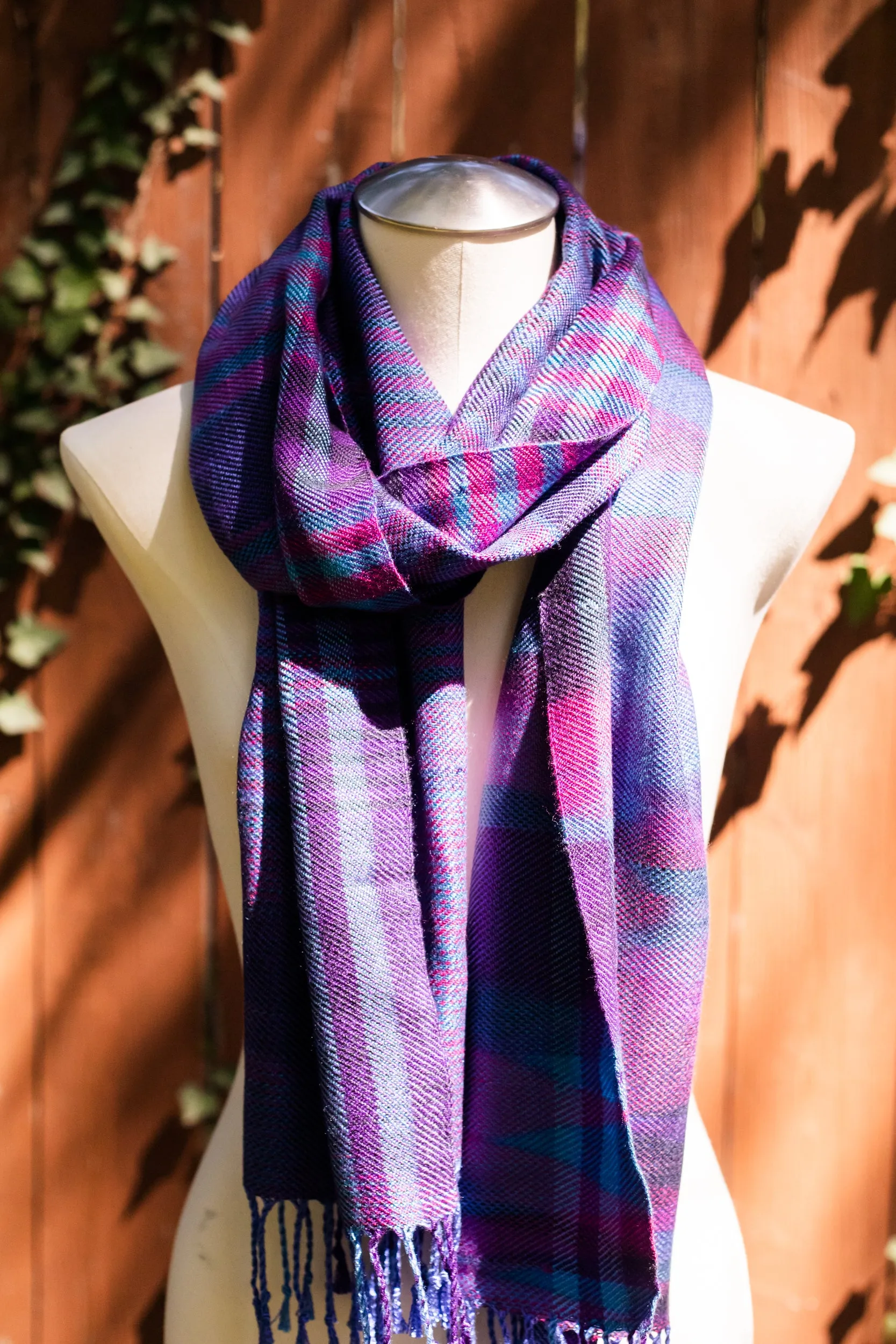 Borealis Variegated Woven Scarf