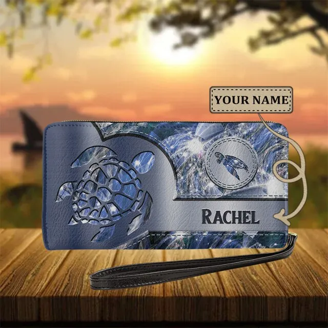 Christianart Personalized Gifts For Women, Women's Wallet Animal Print Wallets Fashion Handbags Wild Long Zipper Clutch Bag Multi-card Women Bag Purse.