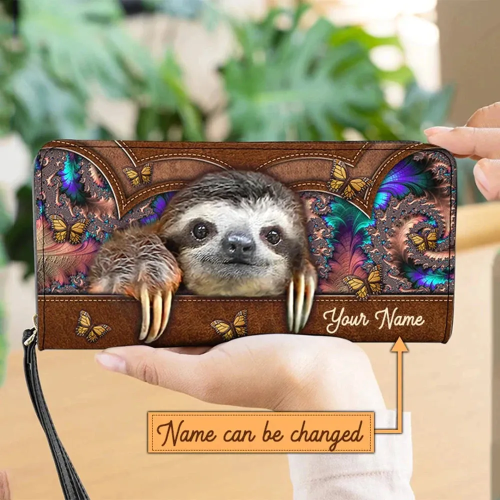 Christianart Personalized Gifts For Women, Women's Wallet Animal Print Wallets Fashion Handbags Wild Long Zipper Clutch Bag Multi-card Women Bag Purse.