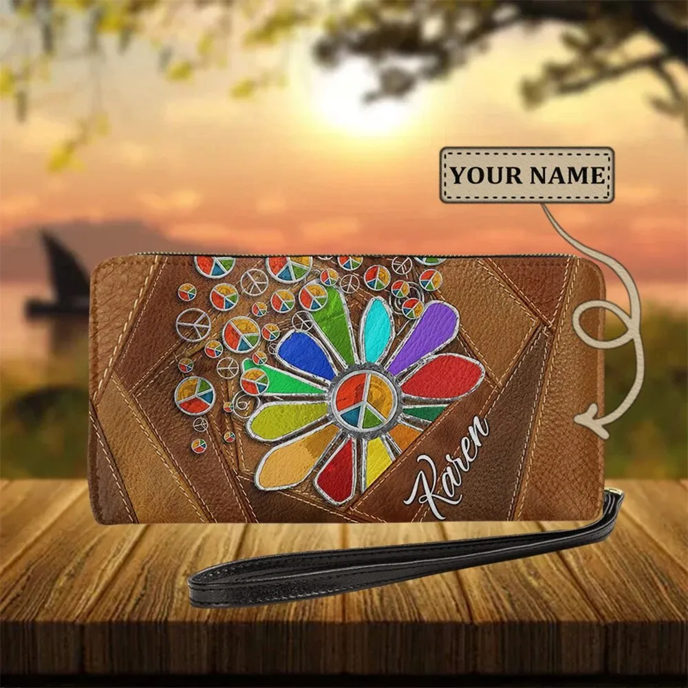 Christianart Personalized Gifts For Women, Women's Wallet Animal Print Wallets Fashion Handbags Wild Long Zipper Clutch Bag Multi-card Women Bag Purse.