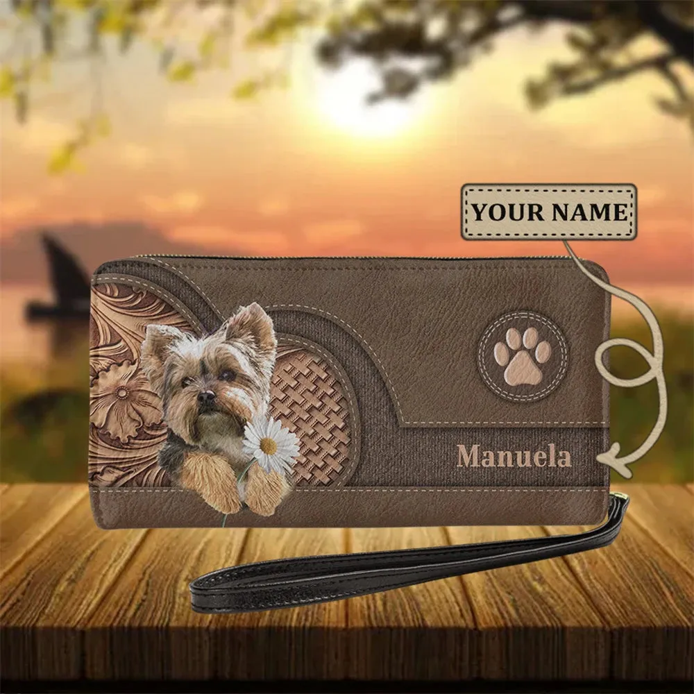 Christianart Personalized Gifts For Women, Women's Wallet Animal Print Wallets Fashion Handbags Wild Long Zipper Clutch Bag Multi-card Women Bag Purse.