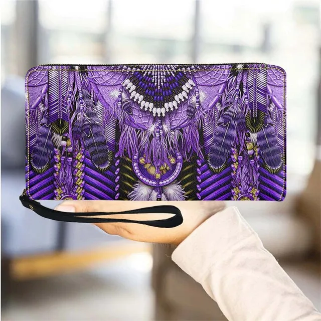 Christianart Personalized Gifts For Women, Women's Wallet Animal Print Wallets Fashion Handbags Wild Long Zipper Clutch Bag Multi-card Women Bag Purse.