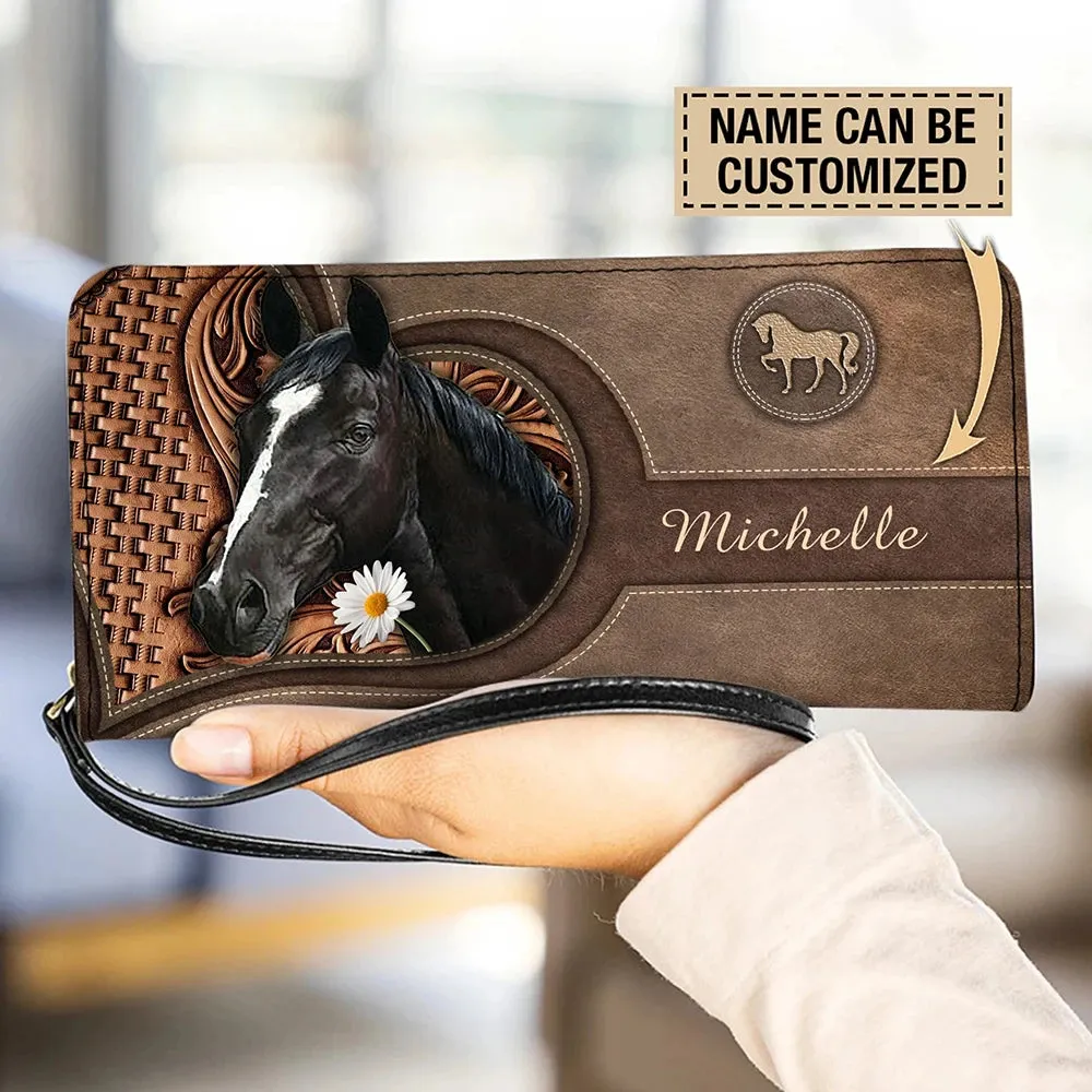 Christianart Personalized Gifts For Women, Women's Wallet Animal Print Wallets Fashion Handbags Wild Long Zipper Clutch Bag Multi-card Women Bag Purse.