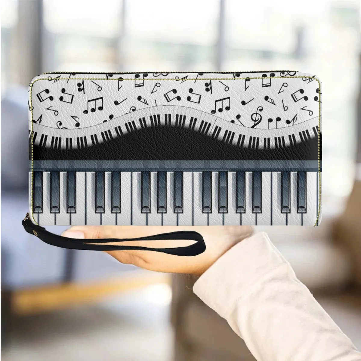 Christianart Personalized Gifts For Women, Women's Wallet Animal Print Wallets Fashion Handbags Wild Long Zipper Clutch Bag Multi-card Women Bag Purse.