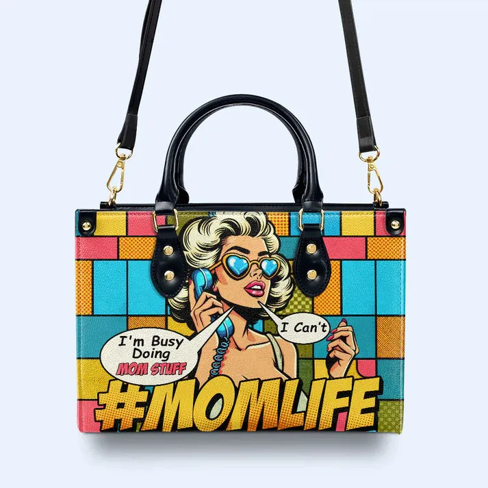 CHRISTIANARTBAG Pop Art #MOMLIFE Leather Handbag - CABLTHB06300324.