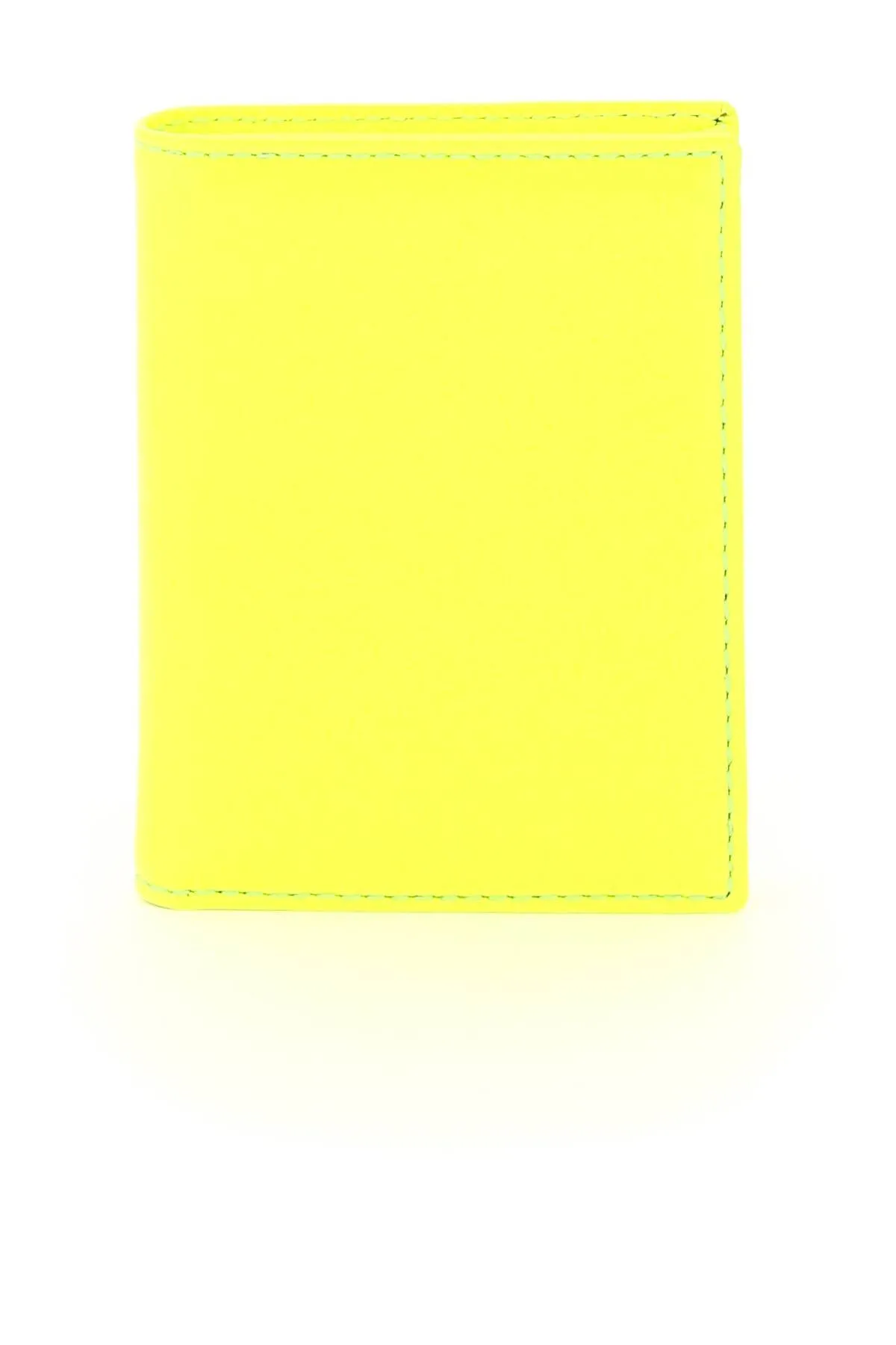 Comme des garcons wallet fluo leather bifold wallet