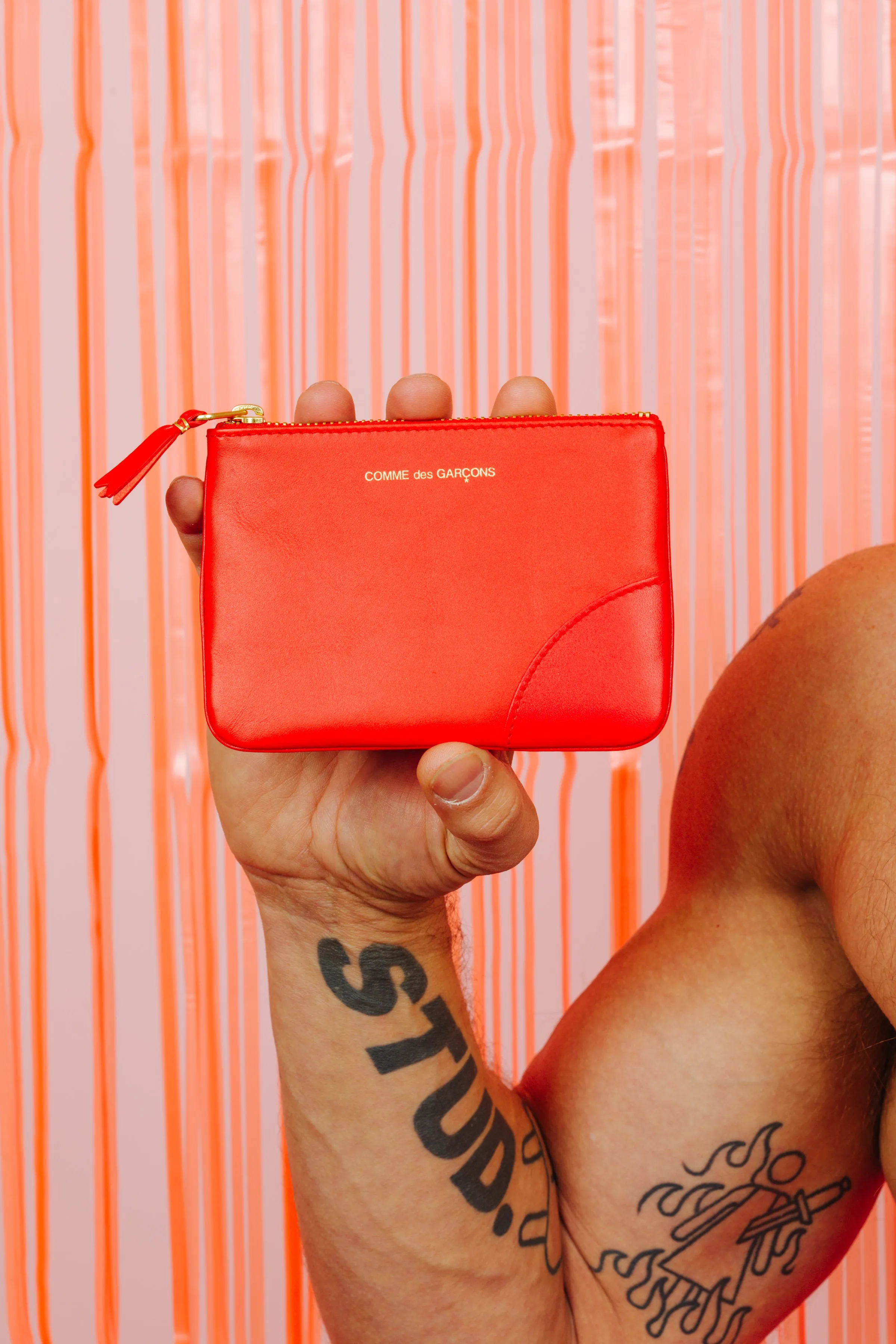 COMME DES GARÇONS SMALL POUCH ORANGE