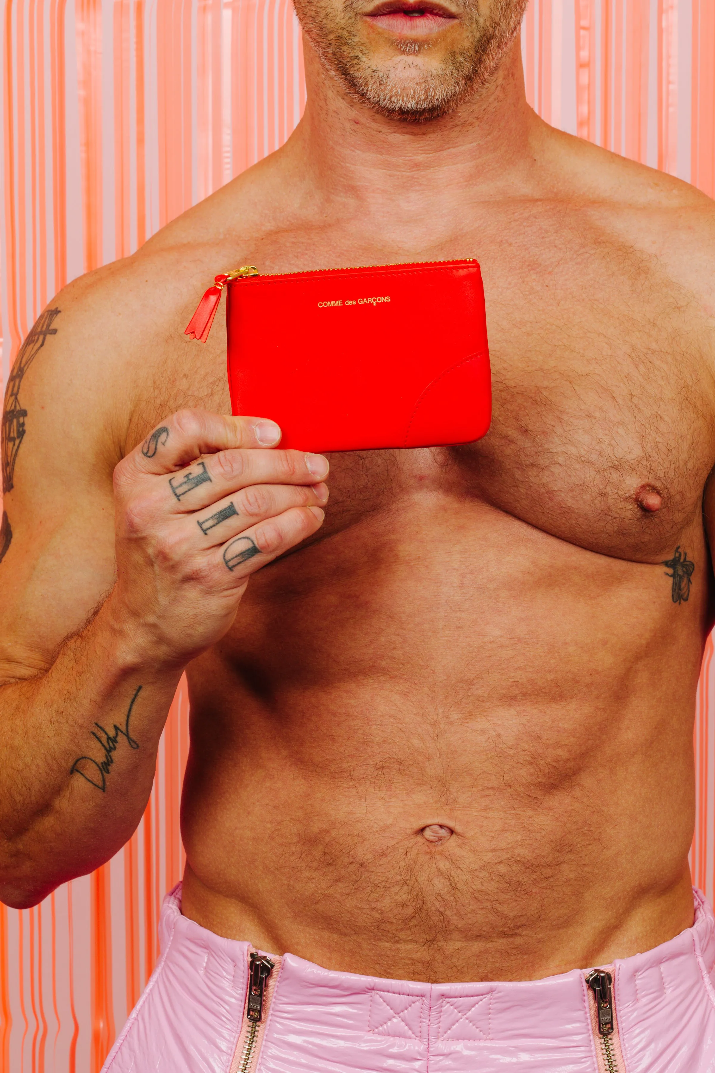 COMME DES GARÇONS SMALL POUCH ORANGE