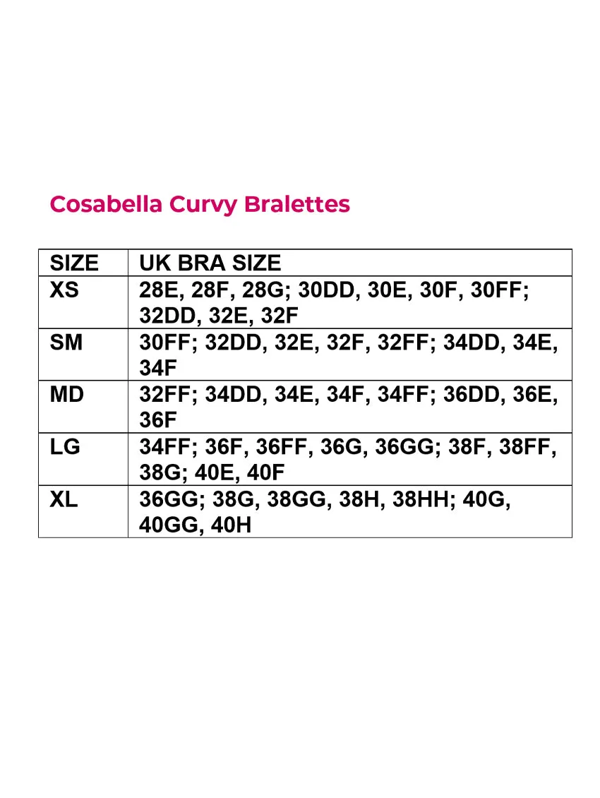 Cosabella Never Say Never Curvy Maternity Mommie Bralette