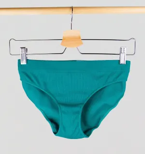 Cotton rib bikini brief [Emerald]