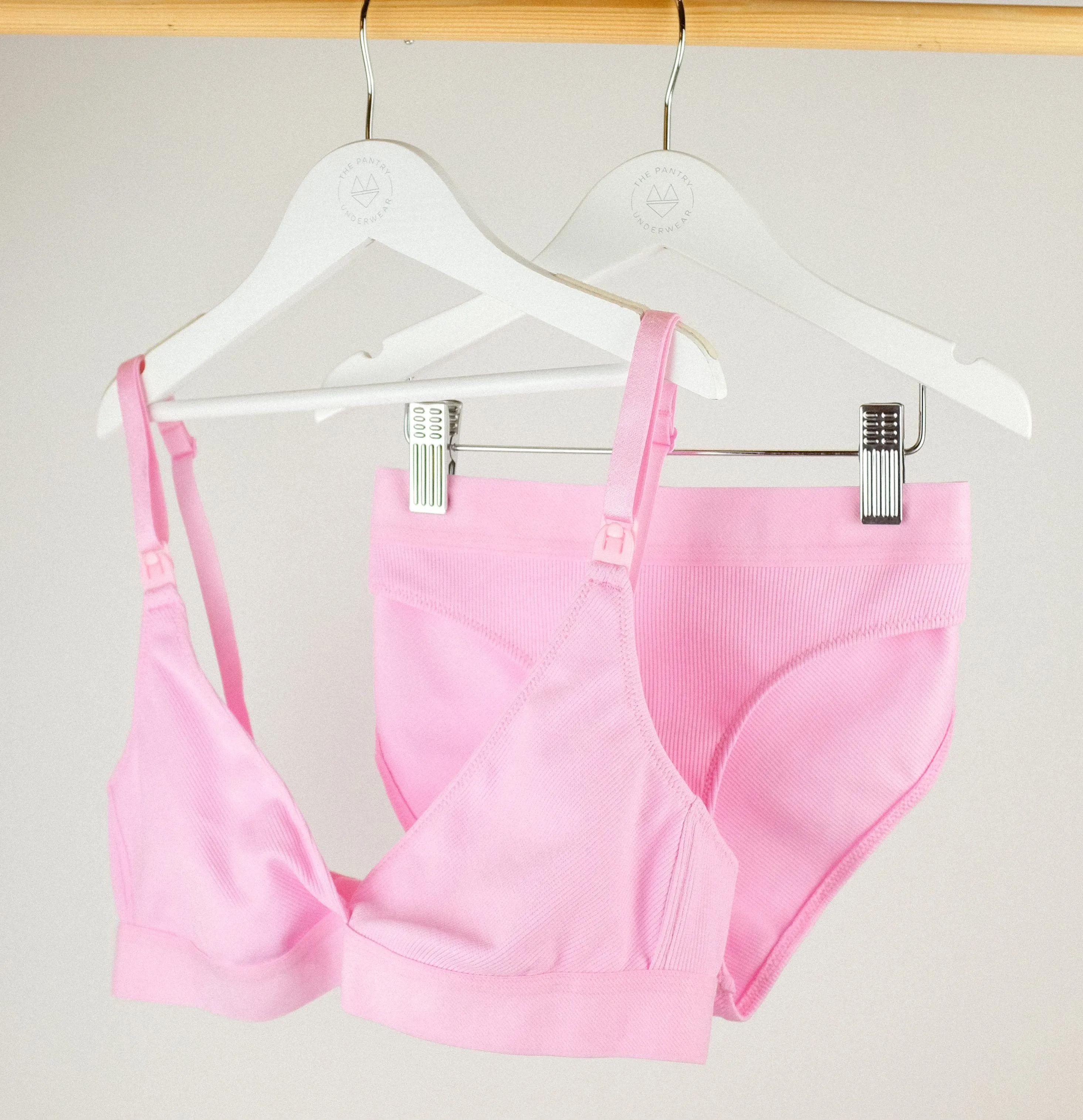 Cotton rib bikini brief [Pantry Pink]