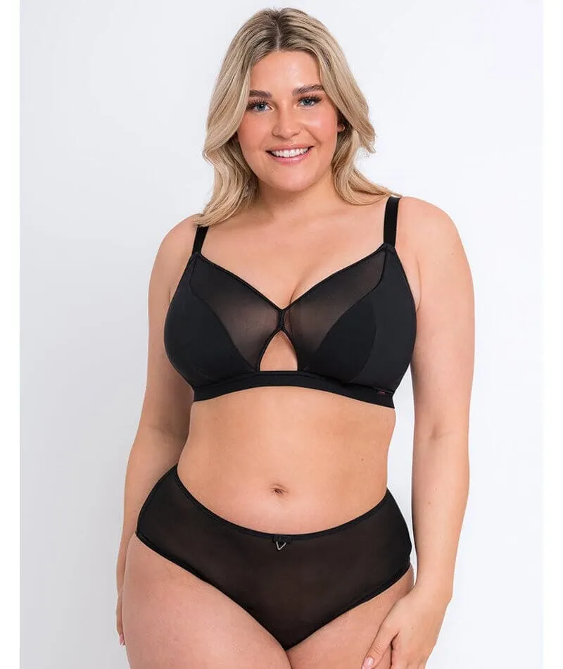Curvy Kate Get Up And Chill Wire-Free Bralette - Black
