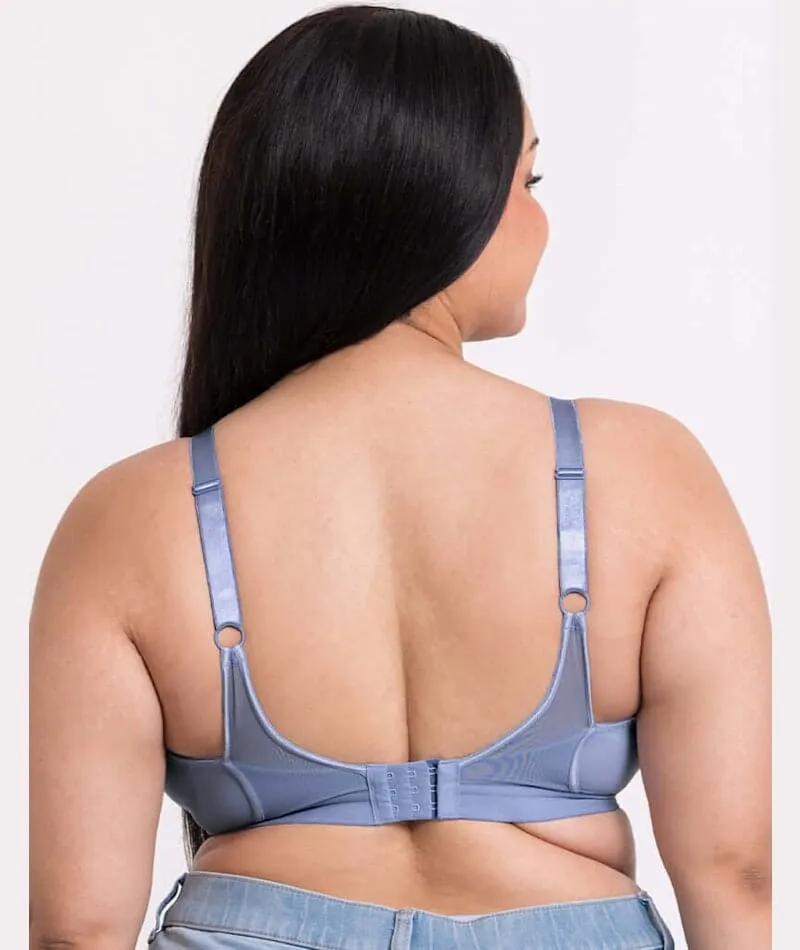 Curvy Kate Get Up And Chill Wire-Free Bralette - Slate Blue