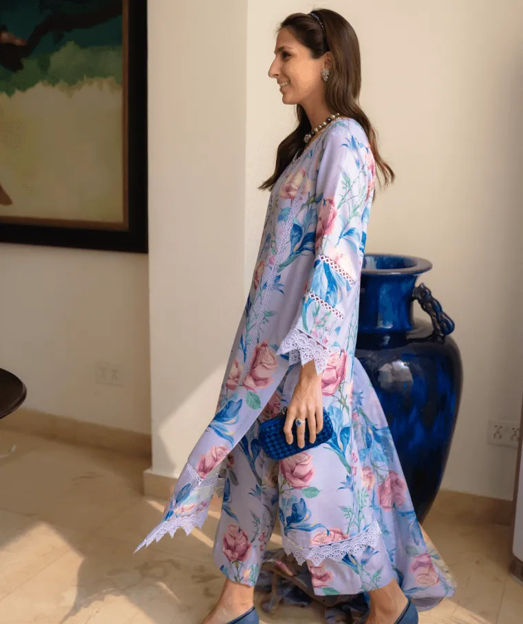 Fall Winter '23 - The Main Girl Dress In Baby Blue