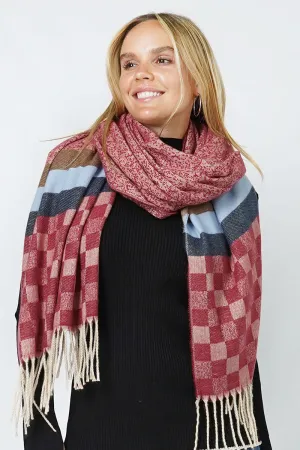 Fall's Calling Scarf, Red