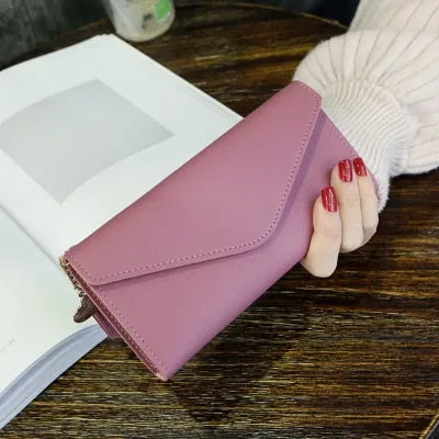Fashion Butterfly Women Wallet Wrist Handle Phone Case Long Section Money Pocket Pouch Handbag Women's Purse Card Holders 2020