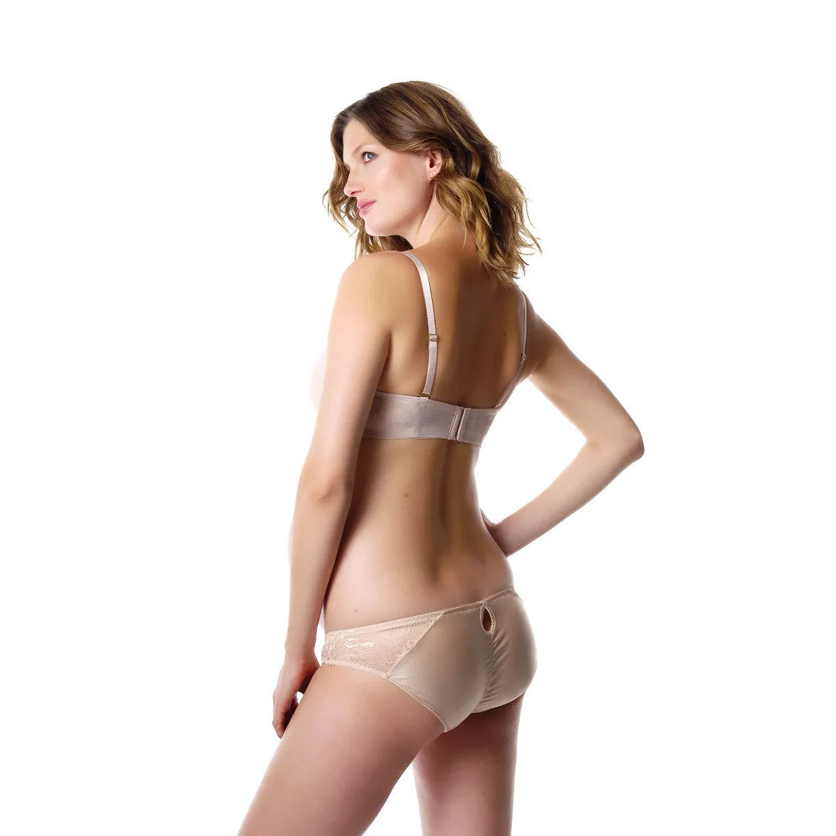 Forever Yours Nursing Maternity Bra Nude - Hotmilk