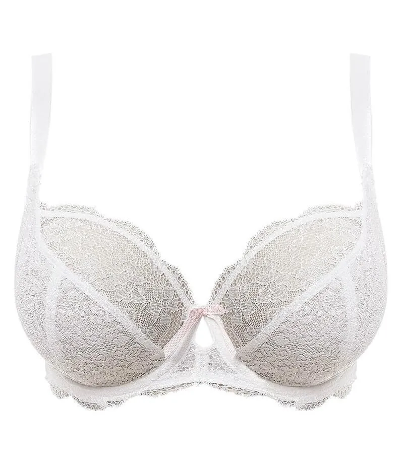 Freya Fancies Underwire Plunge Bra - White