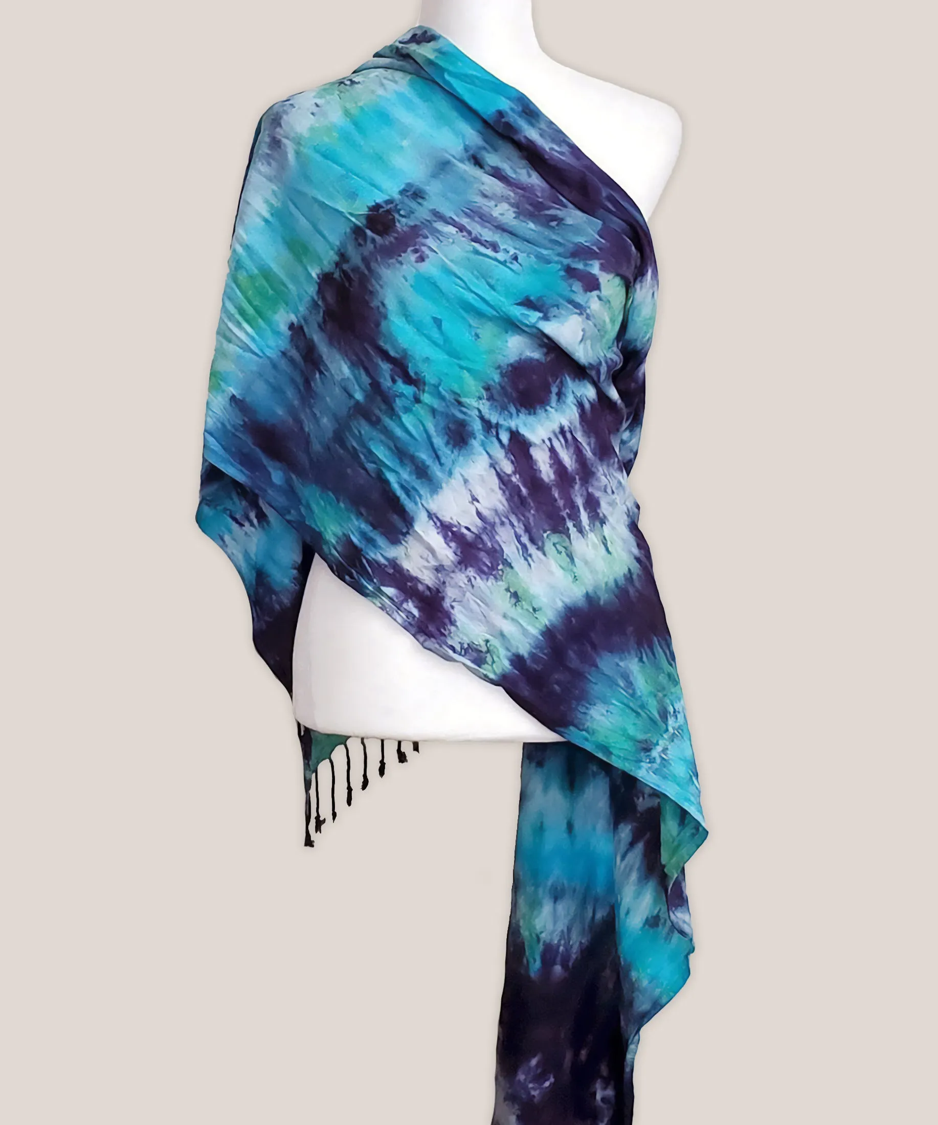 Galapagos Islands Tie Dye Scarf