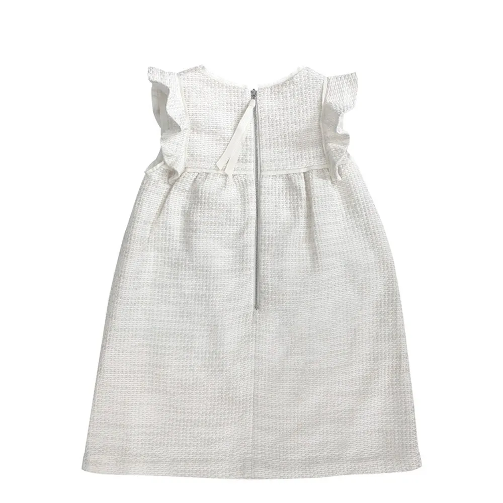 Girls Samia Dress - Cream