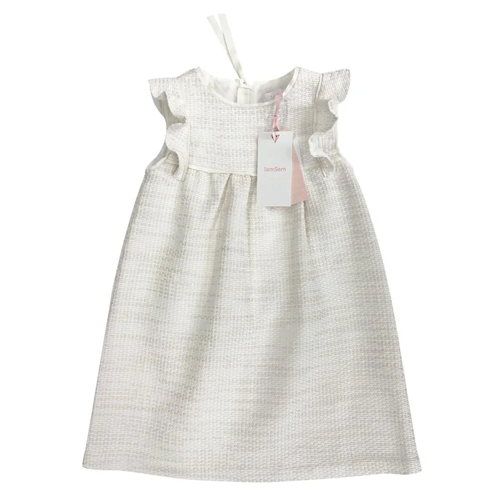 Girls Samia Dress - Cream