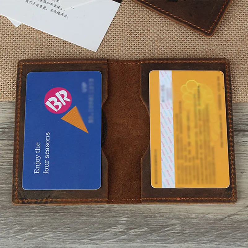 Guardian Seal™ Bi-Fold Leather Card Holder (40% OFF)