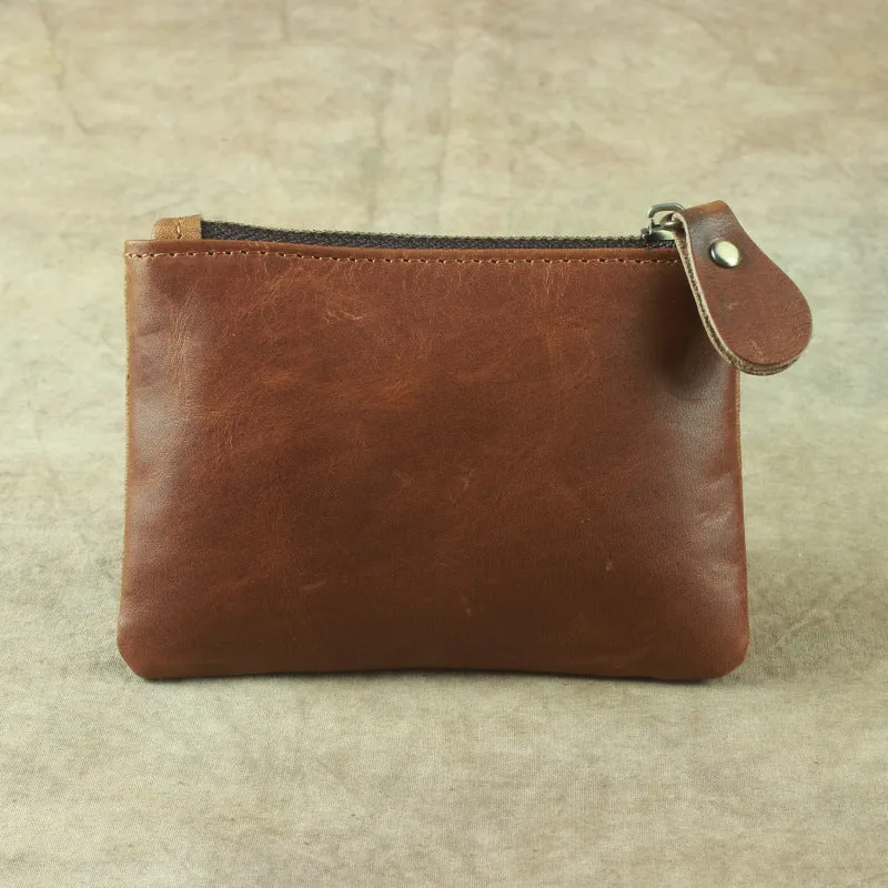 Guardian Seal™ Japanese Leather Coin Bag