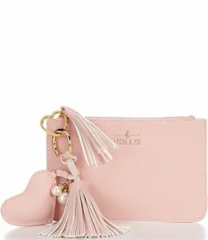 Hollis Keychain Coin Pouch Blush