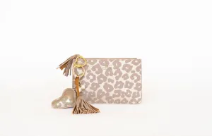 Hollis Keychain Coin Pouch Leopard