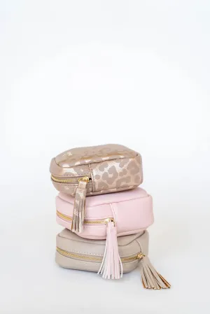 Hollis Tech Pouch-Metallic Blush..