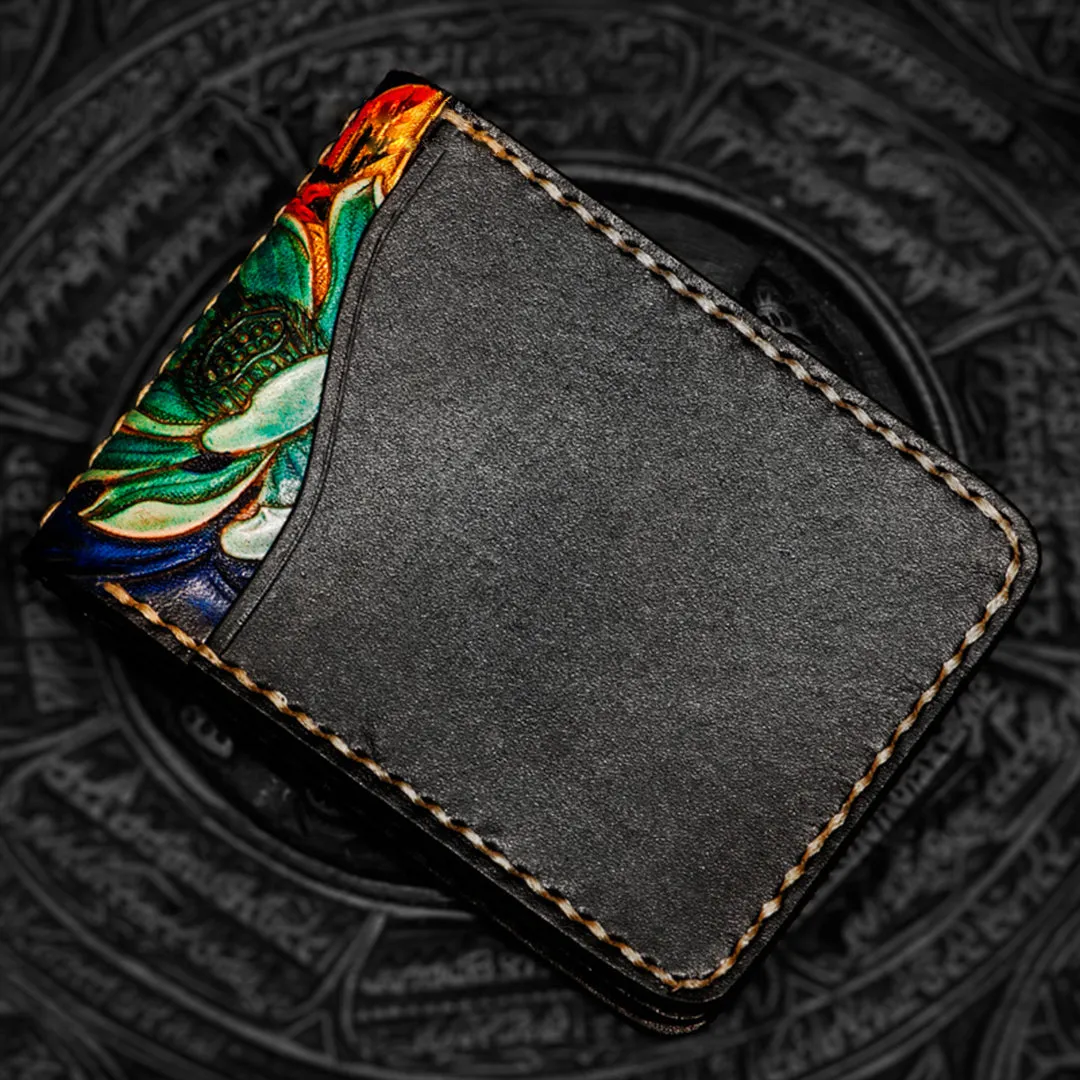 Hundred Ghosts™ Irezumi Japanese Leather Cardholder (20% OFF)