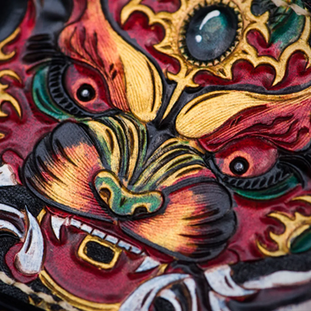 Hundred Ghosts™ Irezumi Japanese Leather Cardholder (20% OFF)
