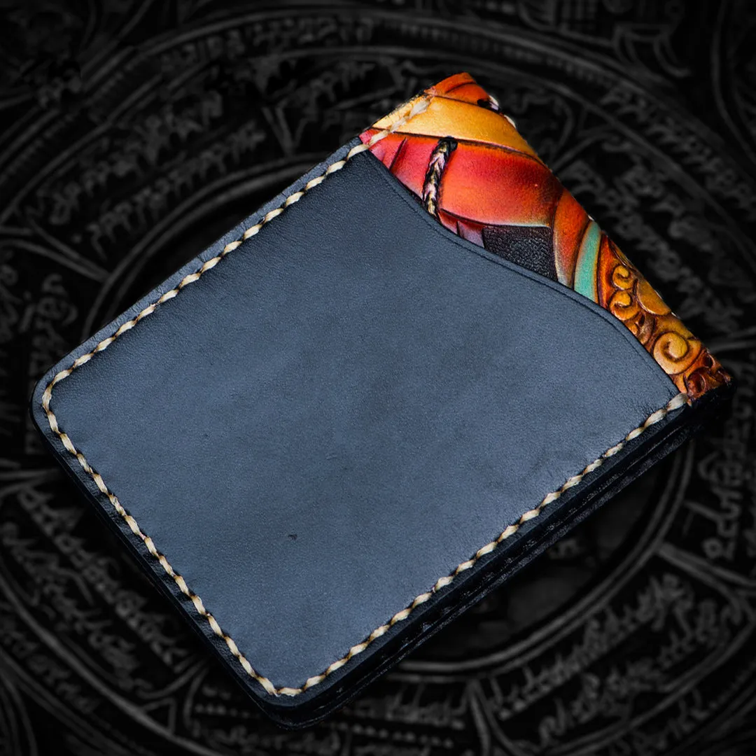 Hundred Ghosts™ Irezumi Japanese Leather Cardholder (20% OFF)