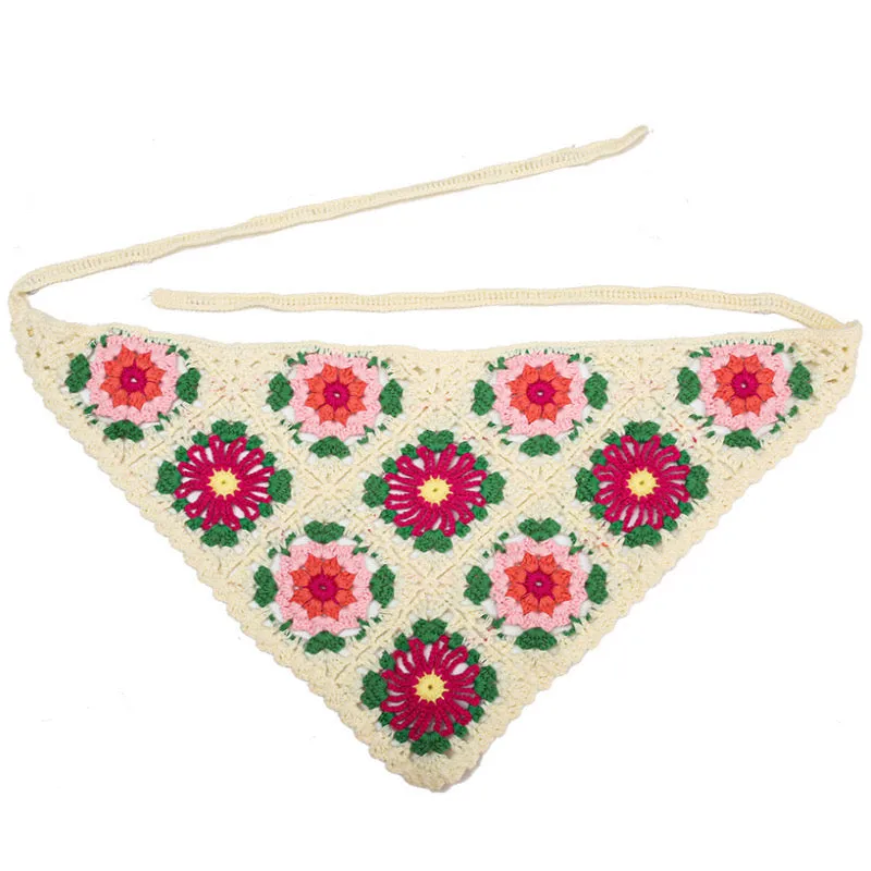 Hundreds Of Flowers Bloom Head Scarf