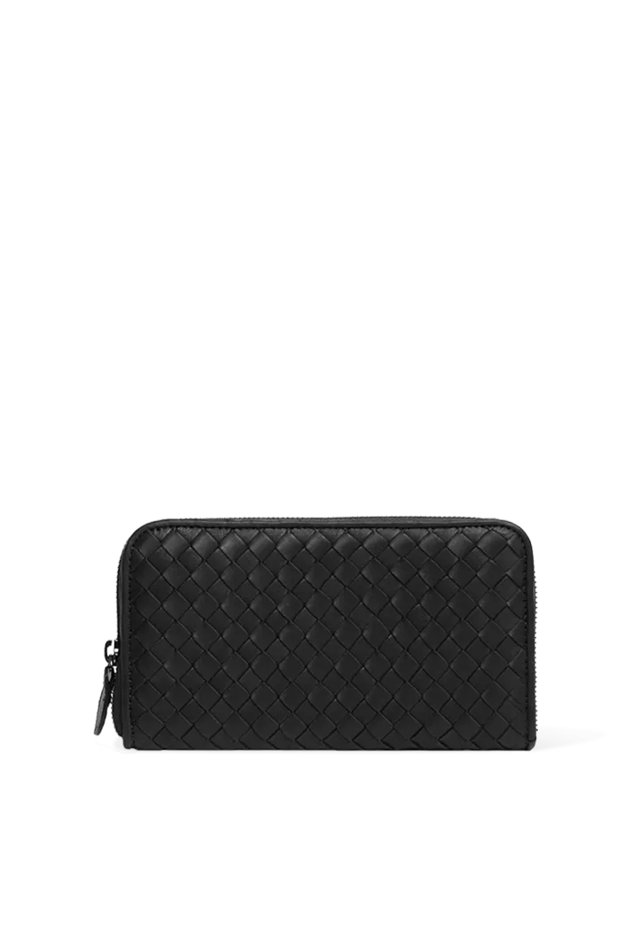 Intrecciato Zip Wallet