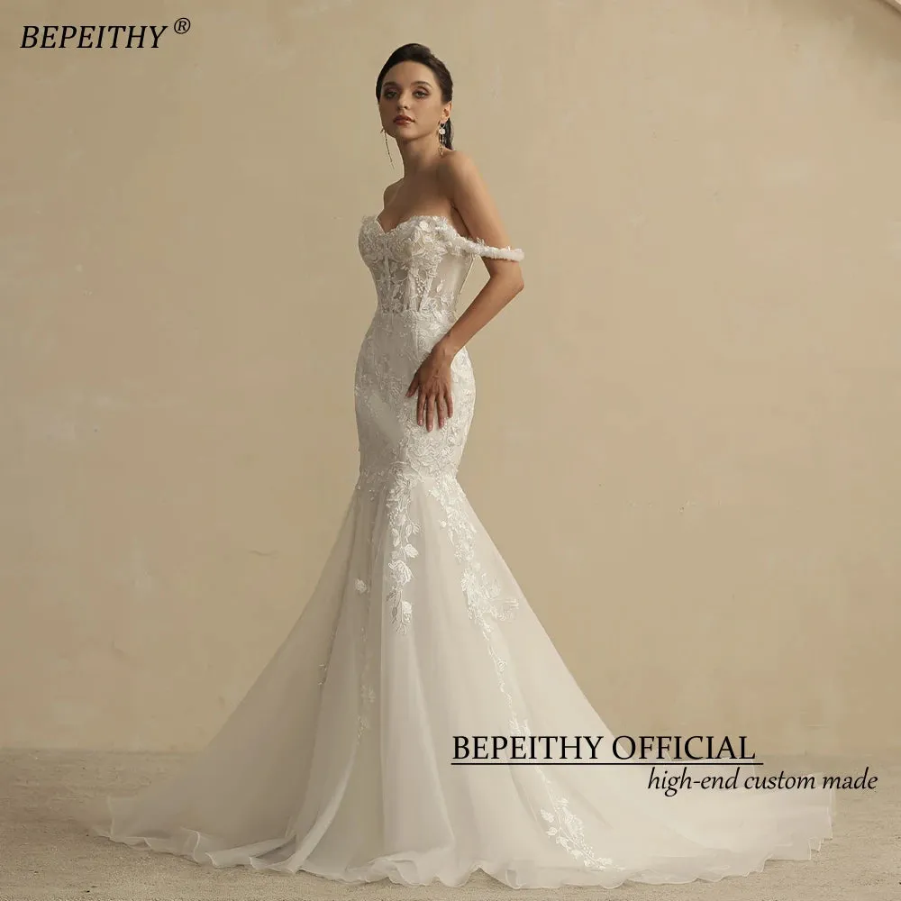 Ivory Wedding Dresses For Women Bride Robe De Mariée Sleeveless
