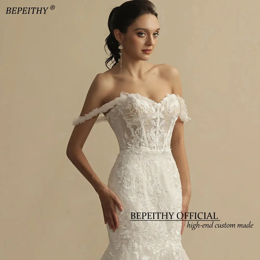Ivory Wedding Dresses For Women Bride Robe De Mariée Sleeveless