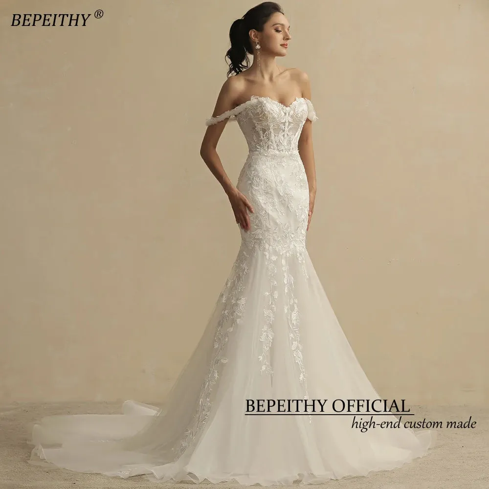 Ivory Wedding Dresses For Women Bride Robe De Mariée Sleeveless
