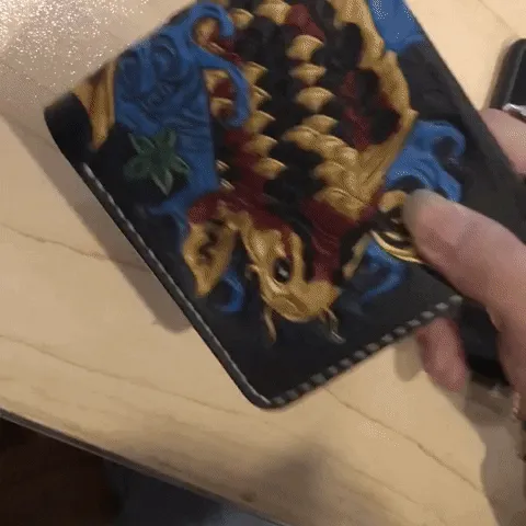 KoiRyu™ Handcrafted Koi Leather Wallet