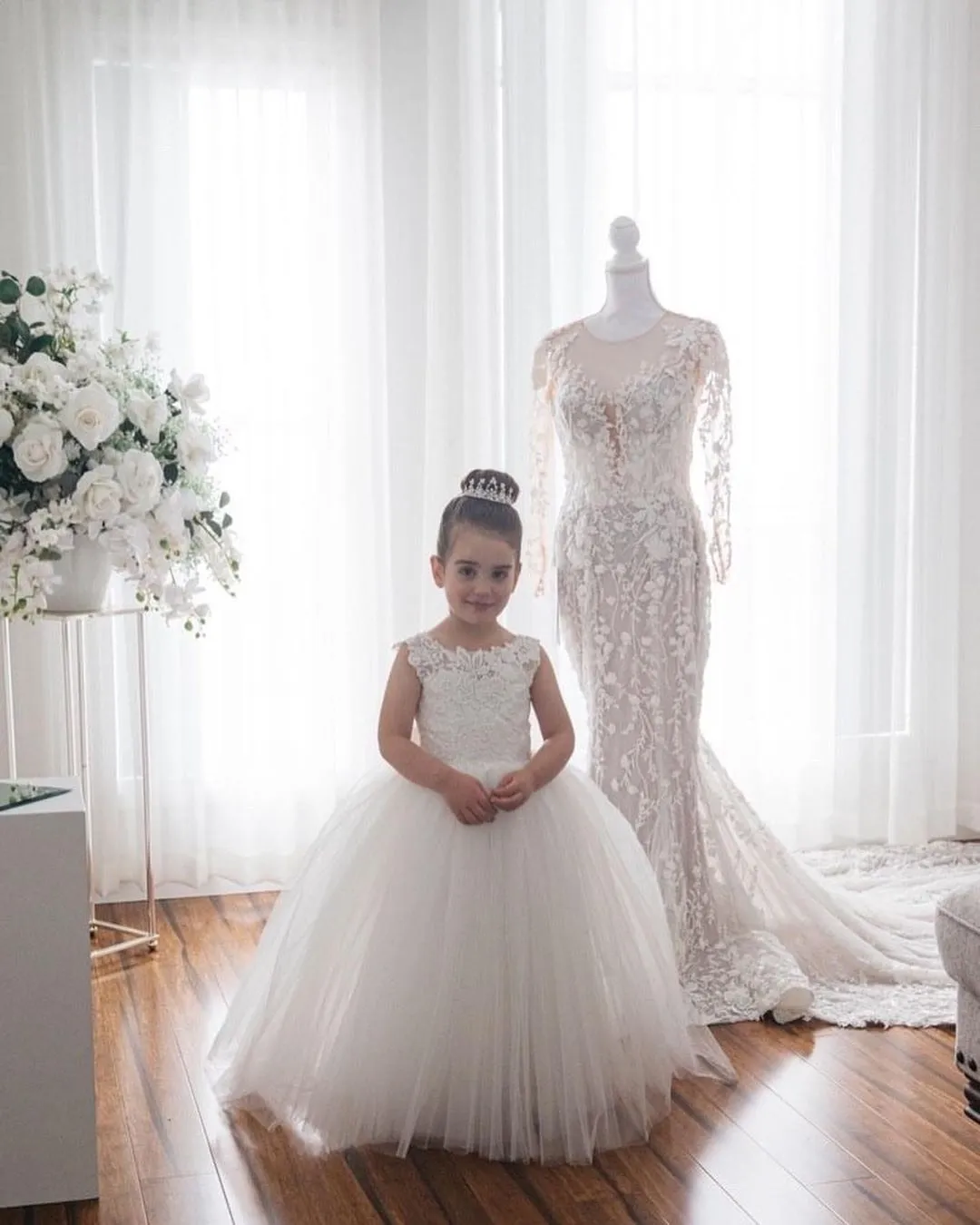 Lace Tulle Flower
