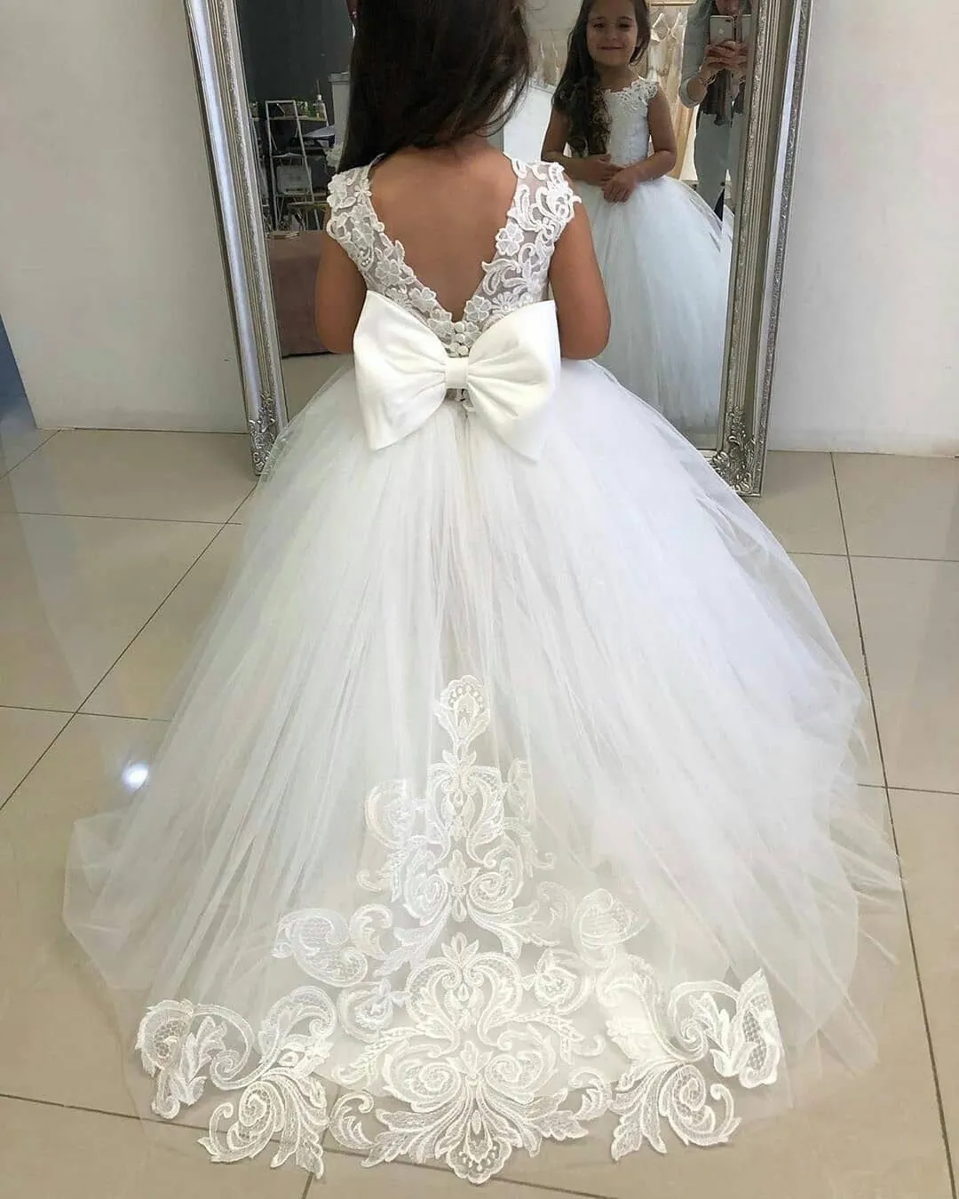 Lace Tulle Flower
