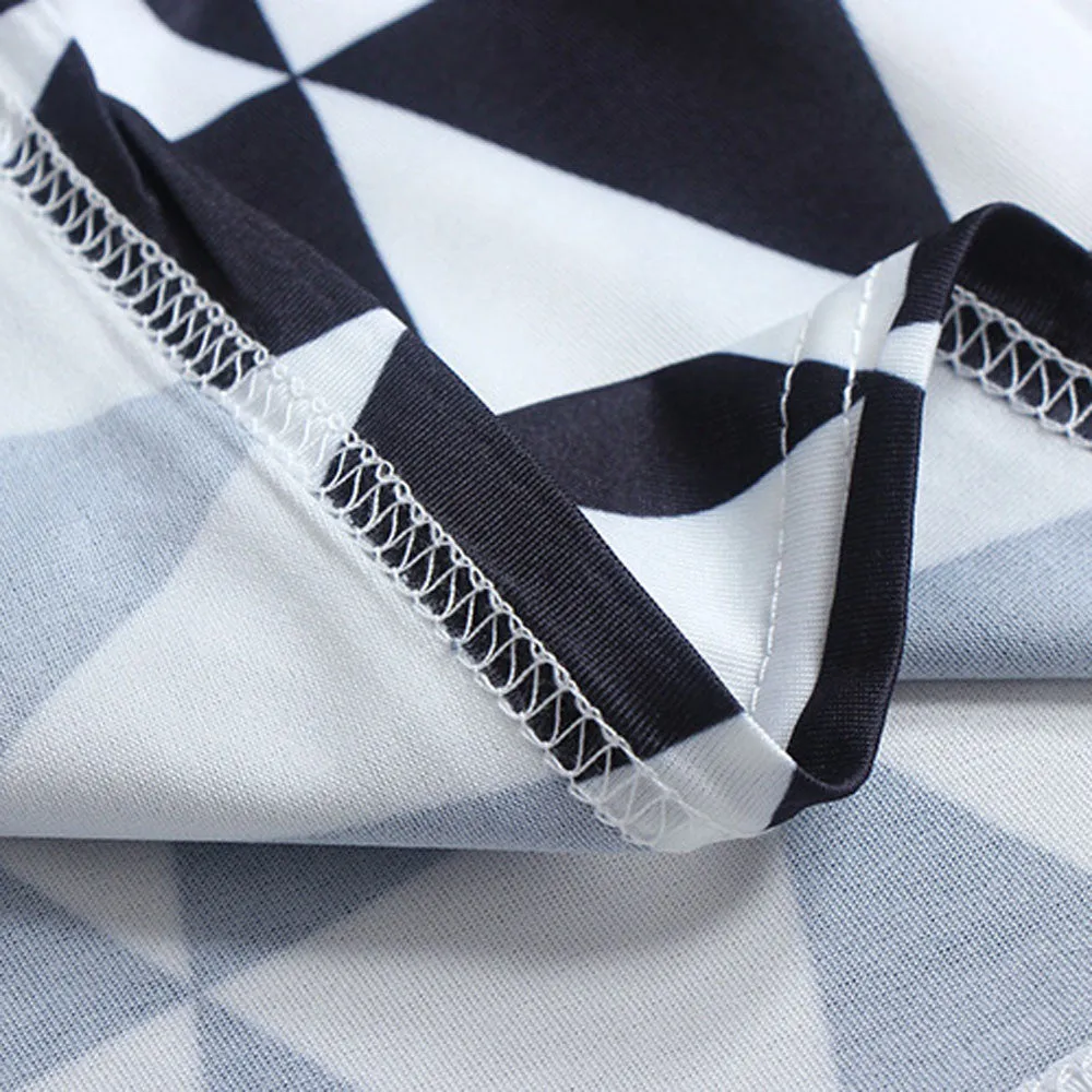 Laura Black & White Triangle Dress