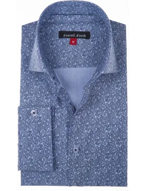 LIGHT BLUE FLORAL SHIRT