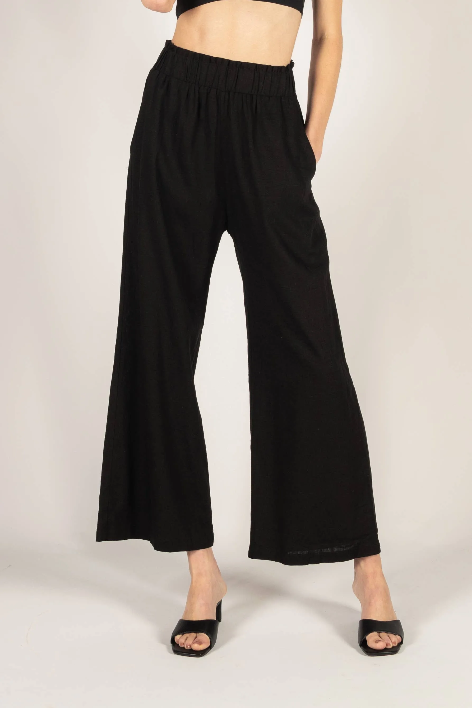 Linen Wide Leg Pants