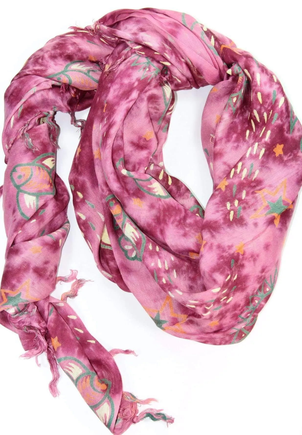 Love The Stars & Sea Print Sarong Wrap