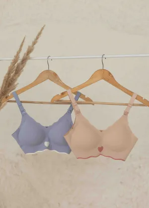 Maisie Maternity Wireless Scalloped Nursing Bra