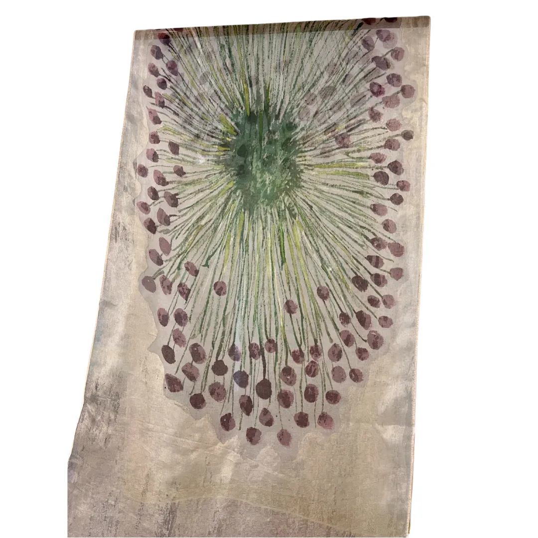 Medium Silk Hand-Painted Scarves by Yuh Okano