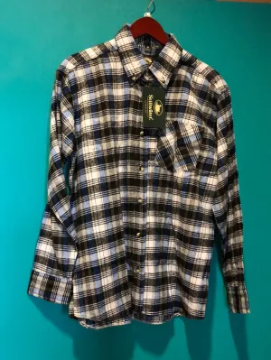 Men's Blue Flannel Shirt